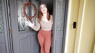 A hot mom is offering a bed to rest, but she wants more