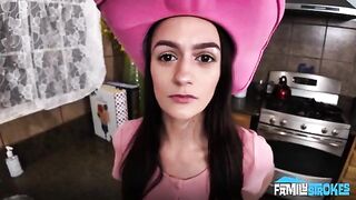 The guy gave his cock to the cowgirl for her minet