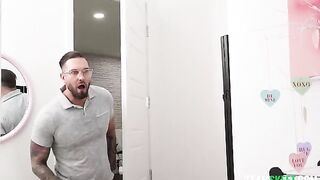 The guy got out of bed only because of his tongue
