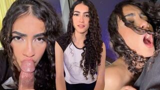A beautiful and passionate Latina has an intense encounter