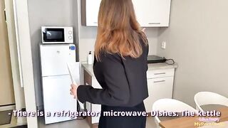 A hot transaction was completed, and the real estate agent got fucked for money