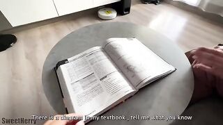 The lesson is best learned through practical exercises, especially in bed