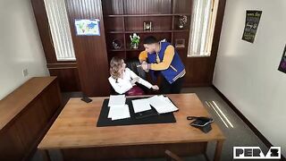 The workplace is no barrier to passion and lustful desires