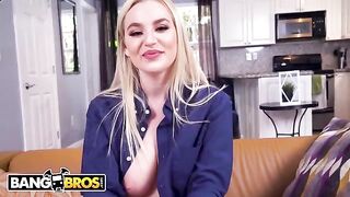 Curvy blonde PAWG Blake Blossom gets fucked by Leo Valentino in hardcore action