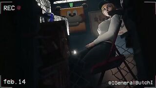FNAF Security Breach Vanessa gets fucked in the office at Mega Pizzaplex
