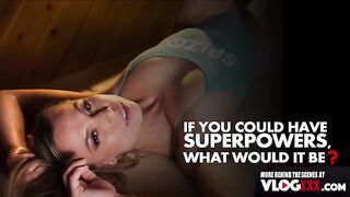 Behind the scenes of oil massage with Aidra Fox