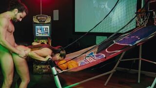 I showed my friend around my game room and it ended in a steamy session