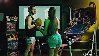 I showed my friend around my game room and it ended in a steamy session