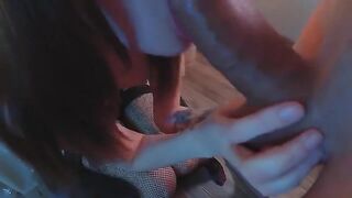 A gorgeous girl with a perfect ass in anal action