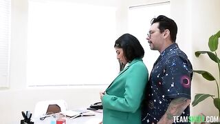 Brunette woman has anal sex after special treatment