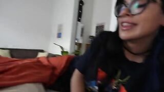 A girl was fucked by her girlfriend’s huge cock
