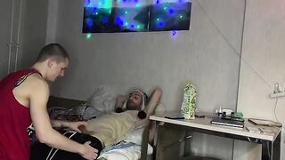 Two guys fucked a pretty girl in a threesome