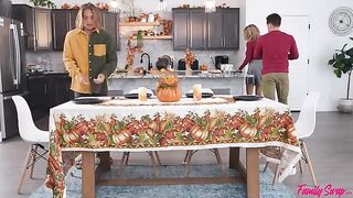 You can have an orgy right in the kitchen, as these two sexy blondes did