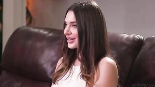 It's not hard to get a harmony in sex, especially with stunning brunettes