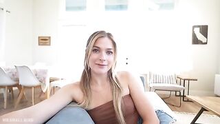 A babe talks about her first cock sucking experience with Jess Cromwell