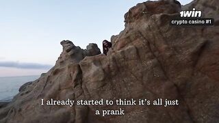 Nothing on the rocks, but the girl got fucked hard
