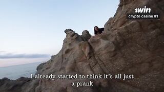Nothing on the rocks, but the girl got fucked hard