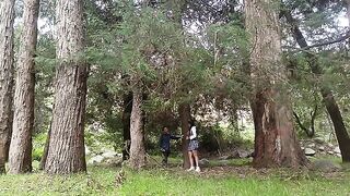 A forest is the perfect place for a pervert old man to act out his fantasies