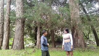A forest is the perfect place for a pervert old man to act out his fantasies