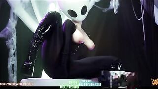 The whole world will wait while she gets fucked in her wet latex suit