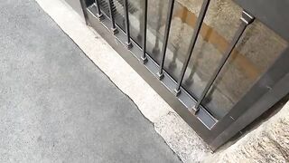 Sit down softly and get a cock in your hole