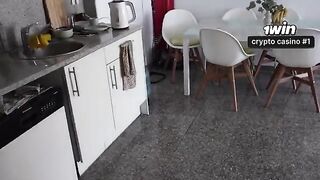 A short walk turned into passionate sex in the toilet
