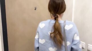 He came on her face, a hot scene from a cheating wife