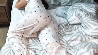 A step mom shared a bed with her stepson in a steamy scene