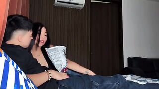 The girl could not restrain herself and asked for more, she received it