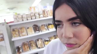 Girl is ready to jump on a cock in any situation. She is a slut