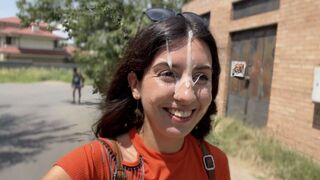 A hot girl agreed to have sex in front of a camera