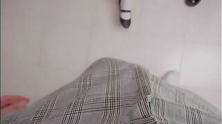 Two beautiful college girls are having fun with a friend in this amateur video