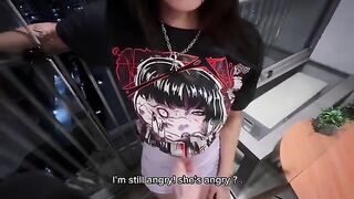 A stream of cum from the clitoris to the head