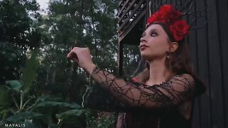 This petite 18yo teen is a cute cosplay witch who loves to get wild