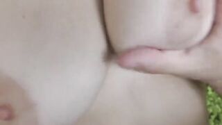 Busty woman has sex with a guy with big dick