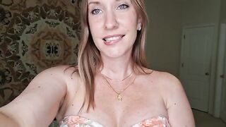 A seductive breast massage with shimmering oil, avoiding any cracks
