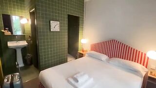 A girl plays with her pussy using her fingers in the shower