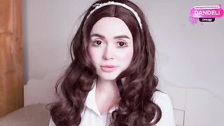 The girl was turned into a sex doll for a rough encounter