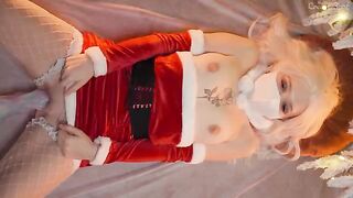 The couple celebrated Christmas Eve with intimate, passionate toy play