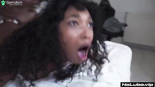 A young and sexy girl is on the verge of an orgasm