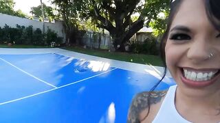 Gina Valentina fucks hard outdoors in this exclusive, high-definition video