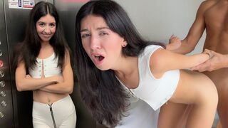 In the shower, Katty West gets caught in a passionate act