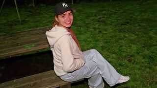 Sex in the park with a stranger is always exciting