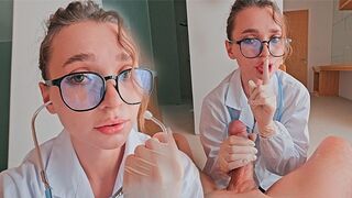 The girl was distracted from blowjob, so the guy fucked her roughly