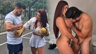 A girl is trying to get a membership by any means necessary in this steamy scene