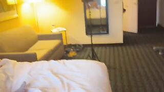 The man fucked her pussy and made her a double creampie