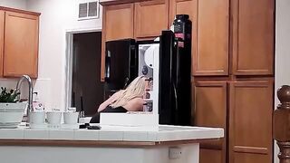 A hot blonde with big tits seduces her neighbor, craving the ultimate thrill
