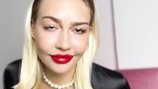 The appetizing blonde is hungry for cum and gets what she wants