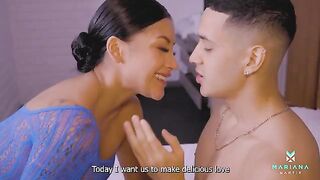 Mariana Martix rides a big cock with her famous big ass