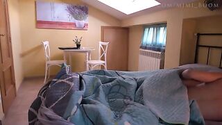 Waking a guy up with gentle morning touch - Mimi Boom